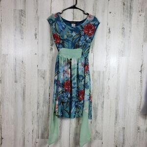 Approximate behavior sheer flower summer dress M